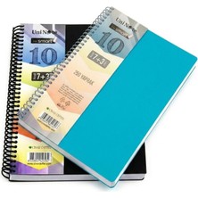 1001 Uninote I'm Smart Spiralli 8+4 Ayraçlı 300 Yaprak 600 Sayfa Defter 12 Bölmeli - 8 Bölüm Kareli