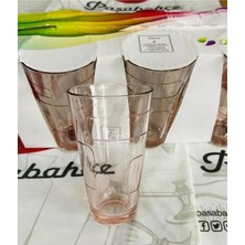 1001 52500 Deco 340 cc Açık Pembe 6'lı Meşrubat Bardağı