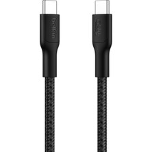 1001 Eco Örgülü Usb-C - Usb-C Kablosu, 1 M, 240 W, Yumuşak, Esnek Hızlı Şarj Kablosu, iPhone 16, G