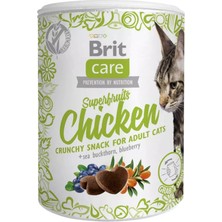 1001 Care Superfruits Crunchy Snack, Süper Besinli (Deniz Iğdesi ve Yabanmersini), Tahılsız, Tavuklu