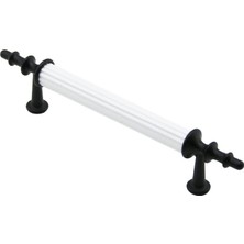 Beruflic 10 Adet Beyaz - Siyah Boru Kulp 9.6cm BX40