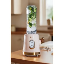1001 Smoothie Blender Öğütücü Fonksiyonlu Çift Şişeli Smothie Blender LC-SBL01 Bej