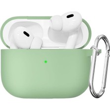 1001 Soft Yumuşak Lansman Esnek Silikon Airpods Pro 3 ile Uyumlu Içi Kadife Kulaklık Kılıfı ve Kar