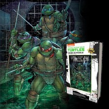1001 Ninja Kaplumbağalar 300 Parça Puzzle 35642 Metal Kutu