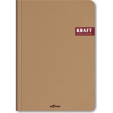 1001 Kraft Ofis Defter Çizgili Kahve