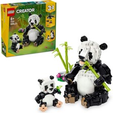 1001 Creator 3’ü 1 Arada Vahşi Hayvanlar: Panda Ailesi 31165 | 8 Yaş ve Üzeri Çocuklar Için Orka