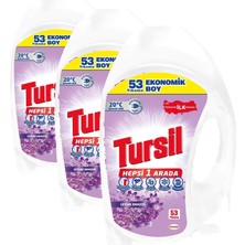 1001 Komple Çözüm Leylak Bahçesi 53 Yıkama Sıvı Çamaşır Deterjanı Ekonomik Boy 1 x 3440 ml (3