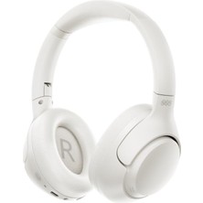 1001 H3 Hybrid Anc Hi-Res Bluetooth 5.4 Kafaüstü Kablosuz Kulaklık Çift Cihaz Desteği Beyaz