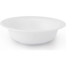 1001 Kütahya Porselen Salata Kasesi Çok Amaçlı Sunum Tabağı 23 cm Porselen Kase Beyaz Kase