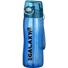 1001 Pipetli Sporcu Okul Su Matarası - 750 ml - Suluk Rio (Mavi)
