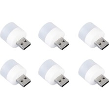 1001 ‎monte Lua Mini LED Lambalar, Okuma Işığı, 6 Parçalı Taşınabilir Mini USB Gece Lambası,