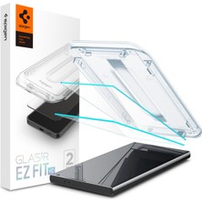 1001 Galaxy S24 Ultra ile Uyumlu Kolay Kurulum Cam Ekran Koruyucu Glas.tr Ez Fit Hd (2 Adet) Şeffaf - Ag