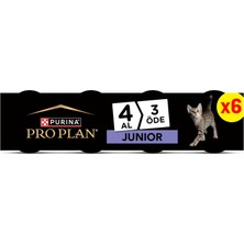 1001 Purina Pro Plan Junior Tavuklu Yavru Kedi Konservesi 85 Gram, 24 Adet