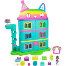 1001 Gabby's Dollhouse, 15 Parça Purrfect Party Oyuncak Bebek Evi Oyun Seti, Gökkuşağı Görünümlü