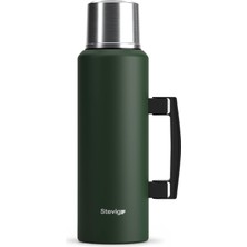 1001 4 Camp Klasik Vakumlu Kulplu Çelik Termos 1.5 Lt. Green ST-206