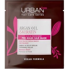 Frefly Store Urban Care Argan Yağı & Keratin Kolay Kırılan Saçlara Özel Duş Öncesi Saç Bakım Maskesi 50 Ml- Vegan