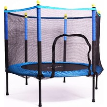 Frefly Store Fileli  Boy Trambolin 140 cm Çap Mavi Kolay Kurulum