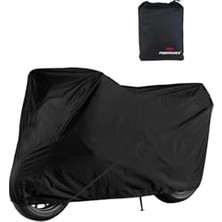 Frefly Store Su Geçirmez Premium Motosiklet Branda 400CC Altı Tüm Motorlara Uyumlu Alttan Lastikli Taşıma Çantalı Motorsiklet Örtüsü