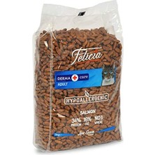 Frefly Store Az Tahıllı 1 kg Yetişkin Somonlu Hypoallergenic Kedi Sı