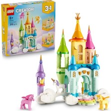 Frefly Store LEGO Creator 3'ü 1 Arada Tek Boynuzlu At Kalesi 31175, 8+ Yaş, 390 Parça, Çok Renkli, Yaratıcı Bloklar, Eğitici Oyun Seti