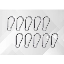 Frefly Store 316 Paslanmaz Çelik M4 Karabina - 40X20X4 mm (10 Adet)