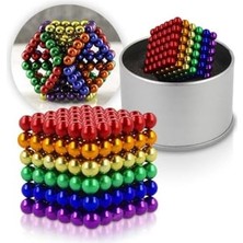 Frefly Store 216 Adet 5mm Manyetik Top Seti Sihirli Mıknatıs Küp Yapı Oyuncak Stres Rahatlama Eğlenceli
