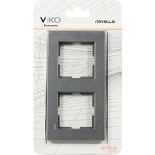 Frefly Store Viko Novella Füme Ikili Çerçeve