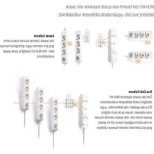 Frefly Store Altılı Priz Anahtarlı ve Çocuk Korumalı Topraklı Priz
