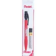 Frefly Store 0.5 mm Prıme Plastik Gövdeli Versatil + 12'li Yedek Uç Set Kırmızı