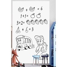 Frefly Store Beyaz Sticker Board Duvara Yapışan Yapışkanlı Yazı Tahtası 1430