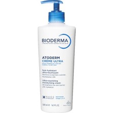 Frefly Store Bioderma Atoderm Cream Ultra Normal ve Kuru Ciltler Için Nemlendirici Yüz, Vücut Bakım Kremi 500 ml