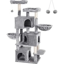 Frefly Store Feandrea 3 Mağaralı Büyük Kedi Ağacı Tırmalama Direği 164 cm