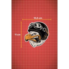 Frefly Store Kask Kartal Sticker 11 x 10,5 cm Araba Laptop Oto Motor, QA4209547815