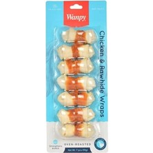 Frefly Store Tavuk Sargılı 7'li Çiğneme Kemiği 90 gr Köpek Ödülü (7 x 90 Gr)