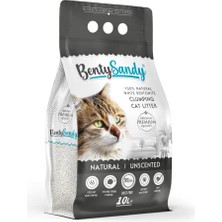 Frefly Store Naturel Kokusuz Ince Kedi Bentonit Kumu 10 Lt