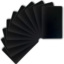 Frefly Store Nfc Kart Siyah NTAG213 Beyaz Kenar - 10 Adet