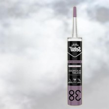 Frefly Store Beyaz Silikonize Mastik, 500 gr Hacmindeki Güçlü Yapıştırıcı Ürün