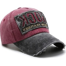 Frefly Store Unisex Ayarlanabilir Trucker Şapka, Vintage Stil ve Metal Tokalı