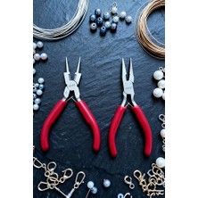 Frefly Store Profesyonel 2'li Takı Pense Seti 12 cm Takı Yapımı Için Mini Pense Seti 722505
