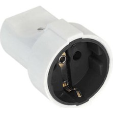 Frefly Store Topraklı Dişi Priz 16A 250V Schuko Uyumlu Avrupa Tipi Elektrik Priz Aparatı Yüksek Akım Taşıma Kapasiteli Isıya Dayanıklı Sağlam Gövdeli Ev Ofis ve Atölye Kullanımına Uygun Beyaz