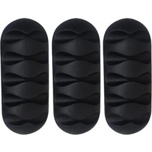 Frefly Store Orret Home 3 Adet 5 Kanallı Kablo Tutucu Sabitleyici Kablo Sabitleyici Mouse Kablosu, Şarj Kablosu