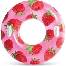 Frefly Store 56261 Tutmalı Simit Karpuz Desenli 107 Cm, Su Sporları, Plaj Malzemesi, Şişme Ürün, Yüzme Aksesuarı, Kamp, Dalış, Güvenlik