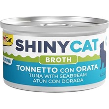 Frefly Store Shinycat Broth Çipuralı Ton Balığı Kedi Sı, 70 Gram