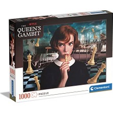 Frefly Store Clementoni 39698 Queen's Gambit 1000 Parça – Yetişkinler Için Yapboz, Netflix – Italya'da Üretilmiştir, Çok Renkli