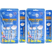 Frefly Store Ton Balıklı & Karidesli Sıvı Kedi Ödül Sı Islak  2li Paket