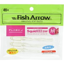 Frefly Store Flash-J Squid Sw 3.5" (5 Adet/paket) #06 Clear Dot Glow Olta