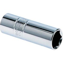 Frefly Store Lastikli Buji Lokma Anahtarı, Krom Kaplama ve 16 mm