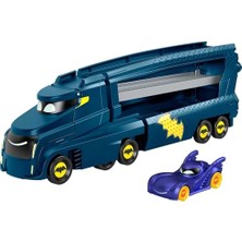 Frefly Store Fisher-Price Batwheels™ Büyük Tır Fisher-Price Dc Batwheels Bat-Tır ve Araba, Rampa ve Araç Depolama Alanı HMX07