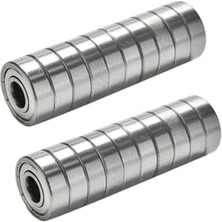 Frefly Store Dünya Magnet 20 Adet 608ZZ Rulman - Metal Mühürlü Çok Amaçlı Bilye Rulman - 8X22X7 Ölçülerinde