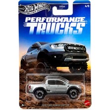 1001 Gümüş Serisi Performans Kamyonları 2019 Ford Ranger Raptor [gri] 4/5-1:64 Ölçekli Diecast Oyun
